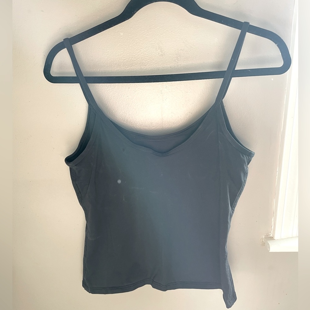 Everlane Black Tank Top size Large